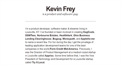 Desktop Screenshot of kfrey.com