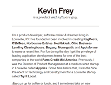 Tablet Screenshot of kfrey.com